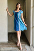 Emma Summer Blue Midi Dress